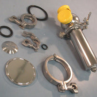 UniblocPump Sanitary Stainless Relief Valve 07 Bar 0101 PSI