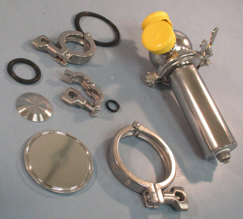 UniblocPump Sanitary Stainless Relief Valve 07 Bar 0101 PSI