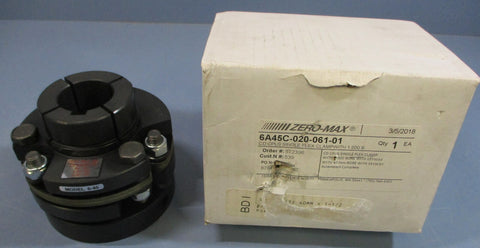 Zero Max 6A45C02006101 CD Coupling Single Flex Clamp 11/2" Bore 41/2" OD
