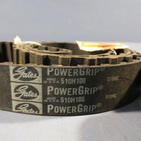 Lot of (2) Gates PowerGrip Timing Belt 510H100