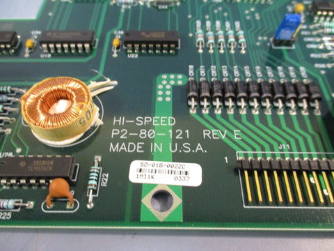 Hi-Speed P2-80-121 Printed Circuit Board Rev E 5D-01B-0022C