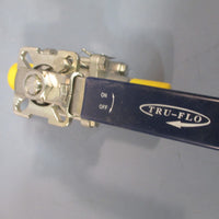 TRUFLO BALL VALVE 316 SST 11/2" 1000 WOG QSM CF8M BA33NFSNEXT1.5