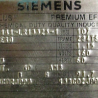 Siemens PE-21 Plus RGZESD Motor 25 HP, 3535 RPM, 460 Volt and 284TS Frame