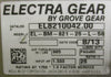 Electra Gear EL8210042.00 Gear Reducer EL-BM-821-25-L-56 25:1 Ratio 1" Shaft Dia