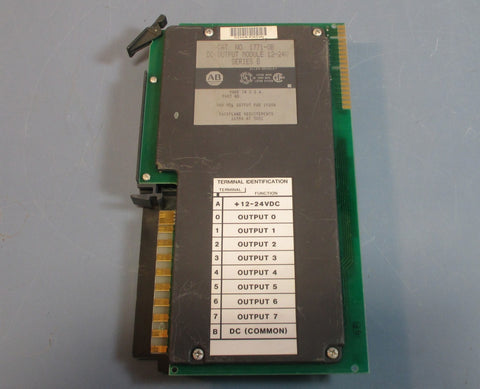 Allen Bradley 17710B DC Output Module 1224V Series B Card Used