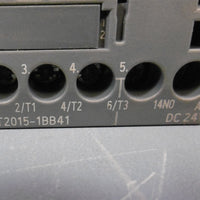 Siemens 3Pole Contactor 3RT20151BB41 DC 24 V