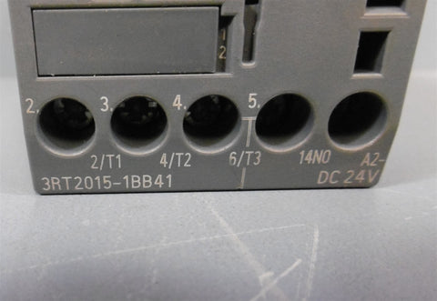 Siemens 3Pole Contactor 3RT20151BB41 DC 24 V
