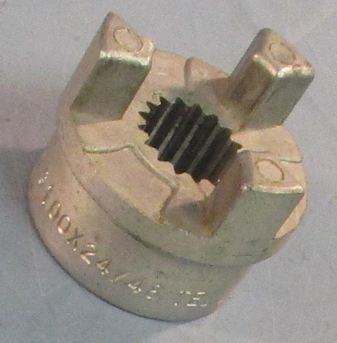 T.B. Woods G100X24/48 Sprocket Bore Jaw Coupling 0.84" Bore 1.75" OD