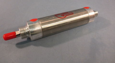 Bimba 314-DXP Double-Acting Air Pneumatic Cylinder Silver Red 4" Stroke 2" Bore