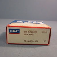 SKF 3206 ATN9 Angular Contact Ball Bearing Double Row 30 ID X 62 OD X 0.9370 W