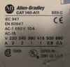 Allen Bradley 140-MN-0063 Ser C Motor Protector 100-A09NZ*3 Contactor Lot of 8