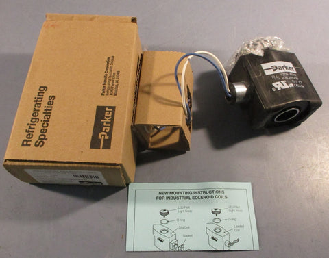 Parker 208554/Green Industrial Refrigeration Solenoid Coil 120V 60Hz 205209