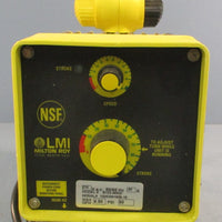 LMI Milton Roy B132465SI Electromagnetic Dosing Pump 230VAC .80A 4.5GPH 50PSI