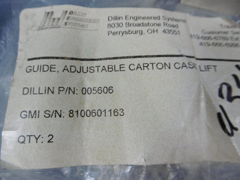 Dillin Engineered Systems 005606 Guide Adjustable Carton Case Lift