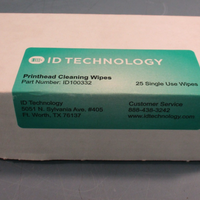 ID Technology ID100332 Labeler and Printer Cleaning Towelettes, box of 25 wipes