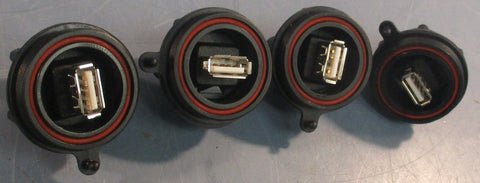 Bulgin PX0842/A Waterproof USB-A to USB-B Adapter IP68 Lot of 4