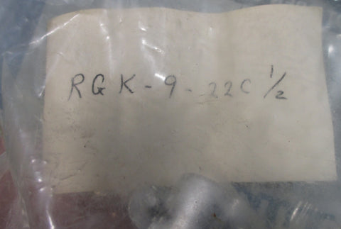 Lot of 2 ITT Cannon RGK922C 1/2 Male 9 Pin Connector NOS