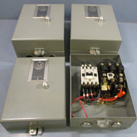 (Lot of 3) Allen Bradley 509TAD Ser B Magnetic Controller, Starter Nema Type 1
