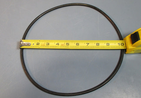 Lot of 12 BunaN 9.975" ID x 10.525" OD with 1/4" Wide Rubber ORings NWOB