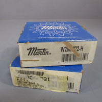 Lot of (2) Martin 28 Teeth Sprocket W288M22H