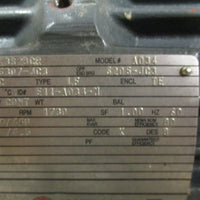 US Motors A034 Motor 3 HP X3S2BCR 1730 RPM 230/460 Volt 182TC Frame