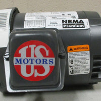 Nidec U34P2DCR 3 Phase Motor HU09 0.75 HP 1765/1455 RPM 5/8" Shaft Dia