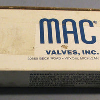 Mac Valves Inc PR92CAAAB Pneumatic Valve Single Solenoid 080 PSI