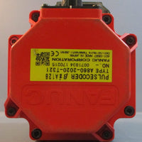 Fanuc A06B0064B203#0100 AC Servo Motor Bis 4/4000HV 3PH 14mm Shaft Dia.
