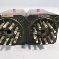 Lot of (2) Schrack RL 371024 Relay 24V CADB14D10/24
