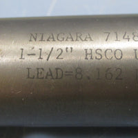 Niagara RoughingEndMill 71487: 11/2" DIA 2" LOC 11/4" SHK CO LD=8.126 H5 6FL