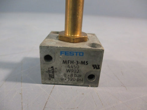 Festo Solenoid Valve MFH3M5 4450 08 Bar, 0120psi