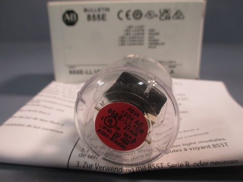 AllenBradley Red LED Lamp/Stack Light Module 120V Series A 855ELL10R