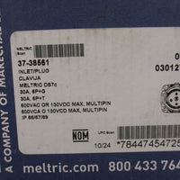Meltric 3738561 6P 7 Wire 30A, 600 VAC Inlet/Plug Receptacle/Connector 0301274