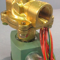 Asco RedHat 8210G34 Pneumatic 2Way Solenoid Valve 1/2" 10.1W 125PSI