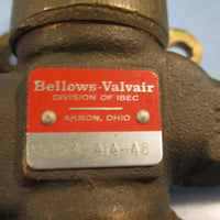 Bellows Valvair Manual Valve M054-414-48