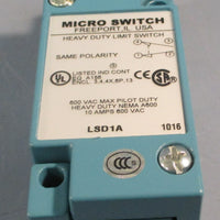 Honeywell LSD1A Micro Switch Heavy Duty Limit Switch 600 VAC