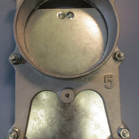 Cast Aluminum Body Manual Knife Gate Valve 4.825" OD With Screw Lock New