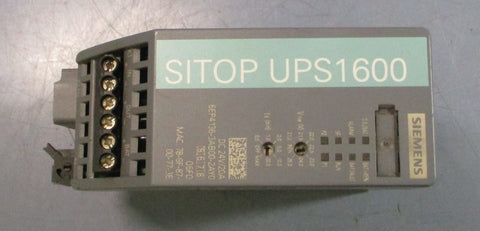 Siemens Sitop UPS 1600 Power Supply 6EP41363AB002AY0 DC24V/20A