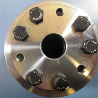 Bellows Flanged Reducing Coupler,0.68" x 1.1",2.85" OL,3.25" OD,2.5" flange,SS