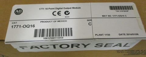 Allen Bradley 1771OQ16 Ser C 16 Point Digital Output Module 24 VDC Output