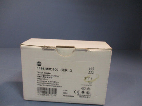 ALLEN BRADLEY Circuit Breaker SER. D 277V 10A 1489-M3D100