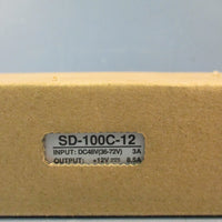 MEAN WELL SD-100C-12 DC48V INPUT....3A OUTPUT....8.5A POWER SUPPLY CONVERTER