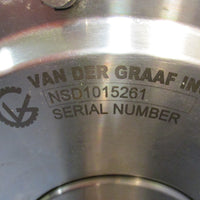 Van Der Graaf TM160B30410 Motor Drum Conveyor Pulley SS 19" Wide 7" OD