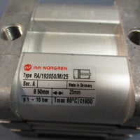 Norgren Pneumatic Cylinder Double Acting 25mm Stroke RA/192050/M/25