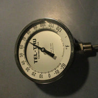 TelTru Thermometer BC550R Analog dial Thermometer Stem 9 " 1/2 NPT Lot of 3