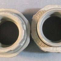 Lot of 2 Appleton Electric UNFUNY 11/2" Union 3 Piece Explosion Proof