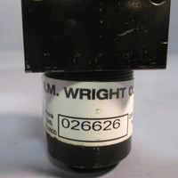 R.M. Wright Co Pneumatic Cylinder 1.5" Bore, 8.5" Stroke 026626 D49998A8.5
