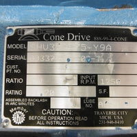 Cone Drive Ratio 5:1 Reducer: SHV35A975YSA, 1750 RPM,1.187" Shaft Dia