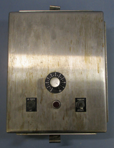 Hammond 1414N4PHSSI Electrical Enclosure w/B&B Nova PM112 Motor Speed Controller
