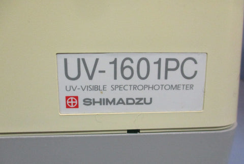 Shimadzu UV1601PC UVVisible Spectrometer Spectrophotometer